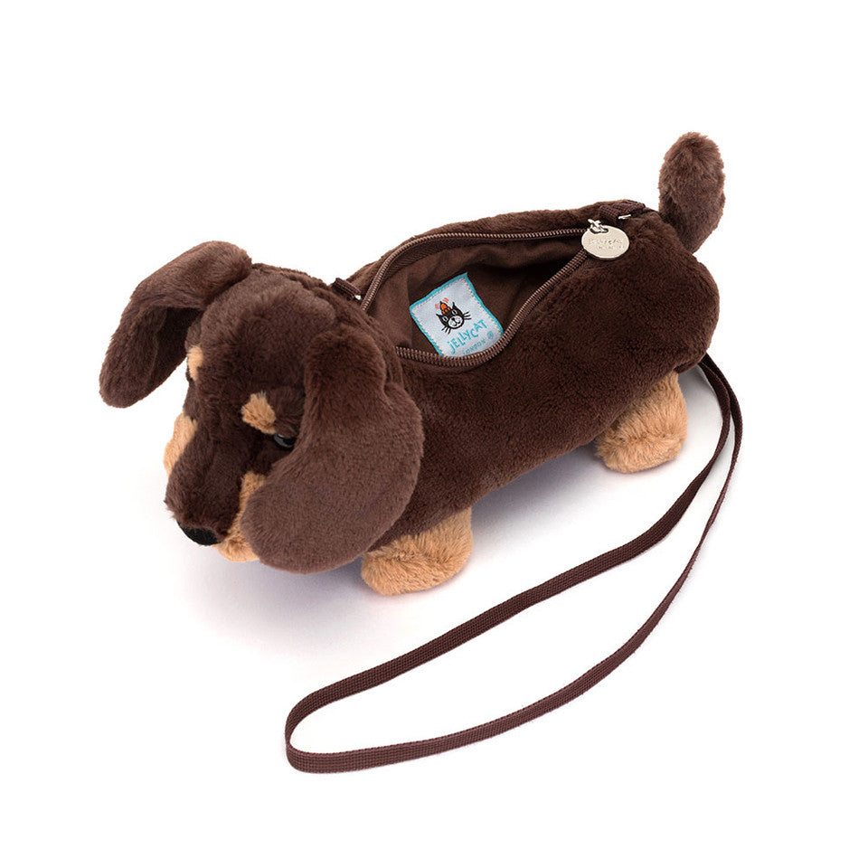 Jellyat 臘腸狗袋 | Otto Sausage Dog Bag 16cm