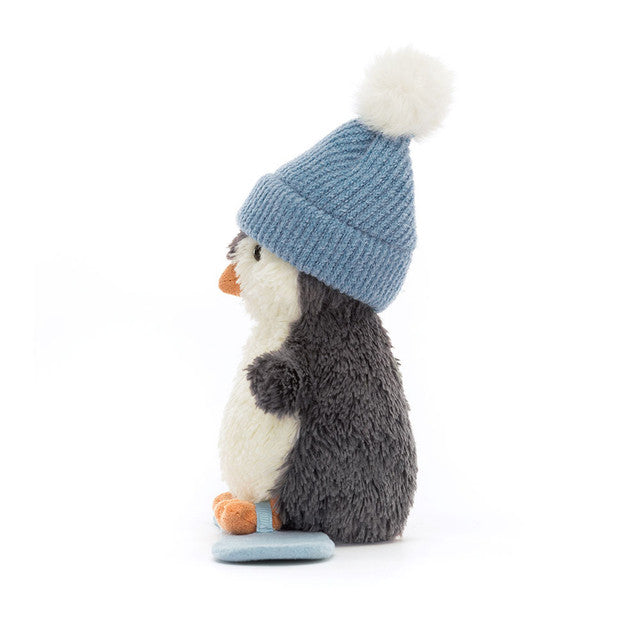 Jellycat 滑雪小企鵝 | Peanut Penguin Snowboarding 18cm