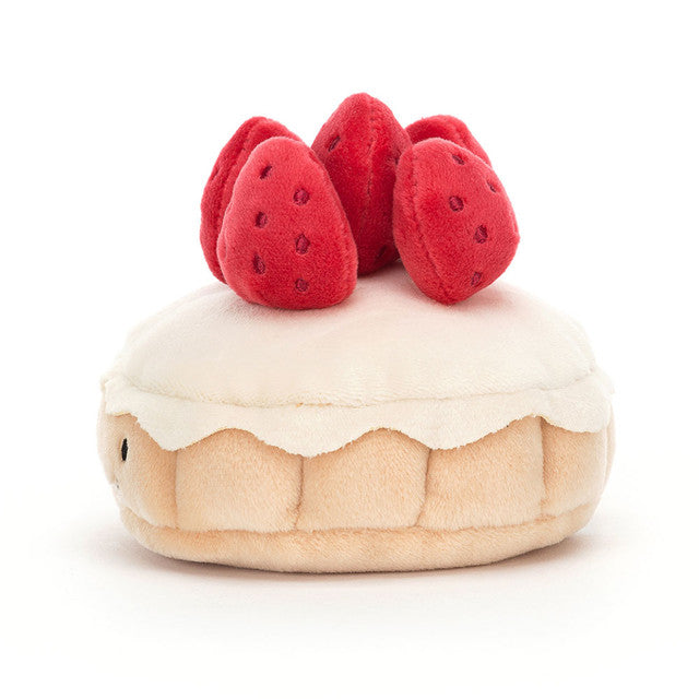 Jellycat Pretty Patisserie Tarte Aux Fraises |  法式草莓撻 10cm