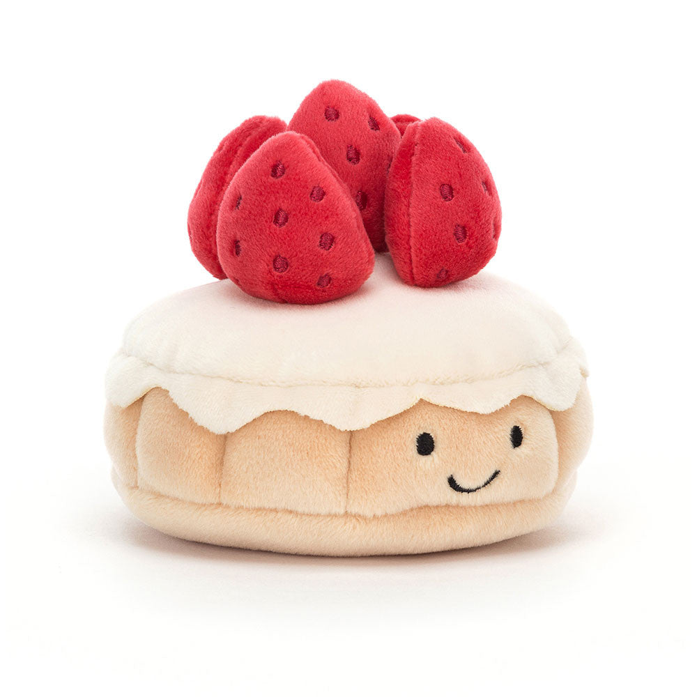 Jellycat Pretty Patisserie Tarte Aux Fraises |  法式草莓撻 10cm