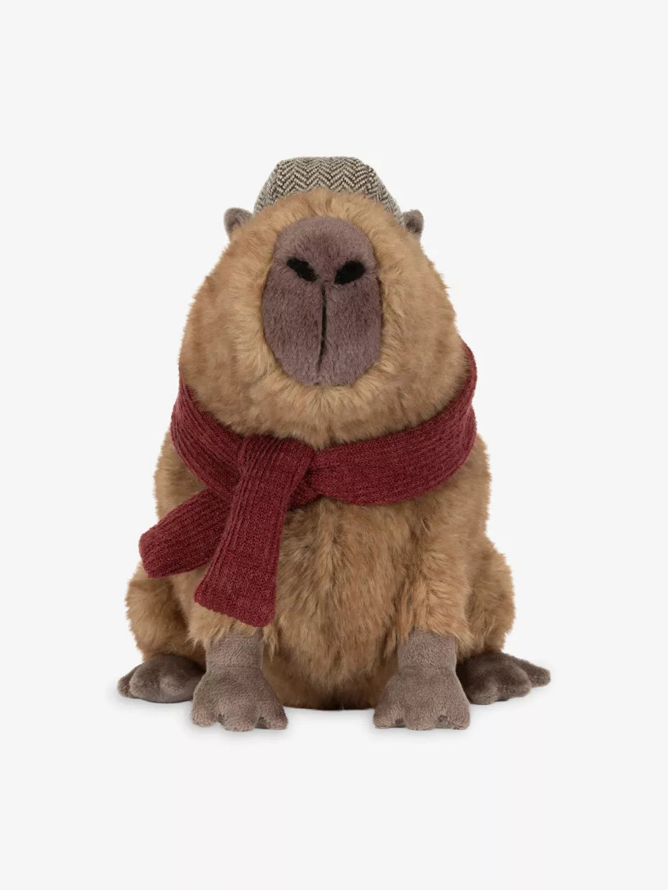 Jellycat 文青小水豚 | Clyde Capybara Hipster Soft Toy 21cm