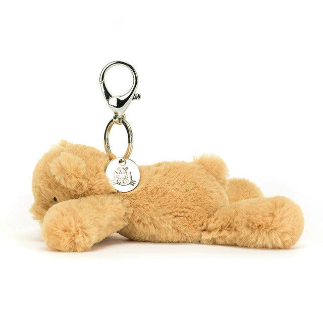 Jellycat 柔軟小熊鎖匙扣 | Smudge Bear Bag Charm 16cm