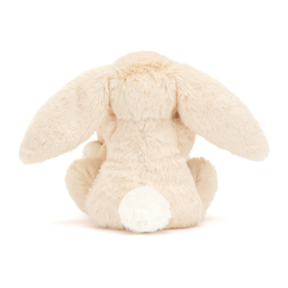 Jellycat 嬰兒安撫巾禮盒-米黃色 | Bashful Luxe Bunny Soother -Beige  15cm x 34cm x 34cm