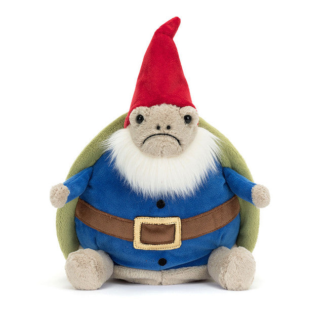 Jellycat 花園小矮人烏龜| Timmy Turtle 'Garden Gnome' 28cm