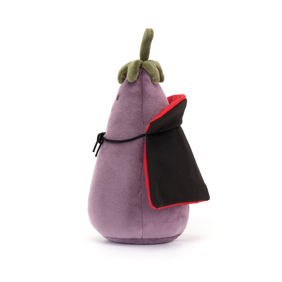 Jellycat 萬聖節吸血鬼茄子 | Vivacious Aubergine Vampire 16cm