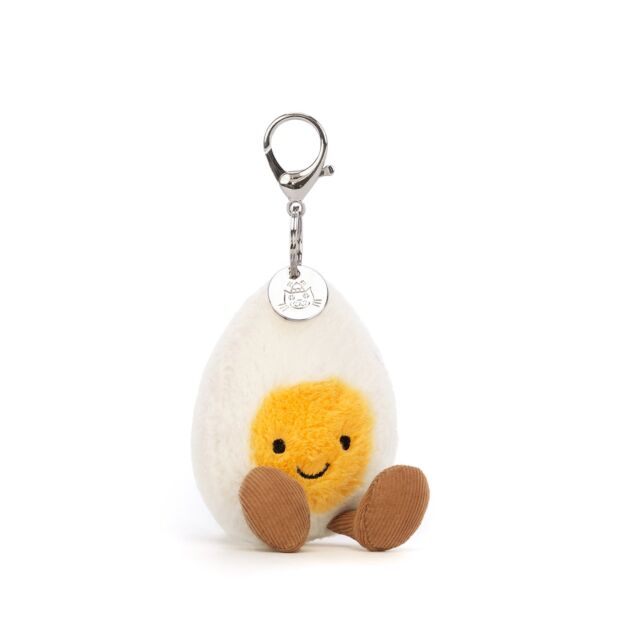 Jellycat Egg Keychain | Amuseable Happy Boiled Egg Bag Charm 18cm