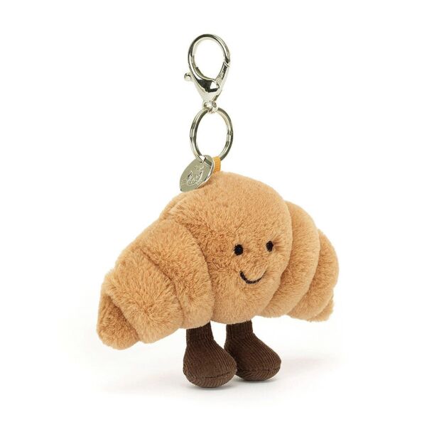 Jellycat 牛角包鎖匙扣 | Amuseable Croissant Bag Charm 16cm