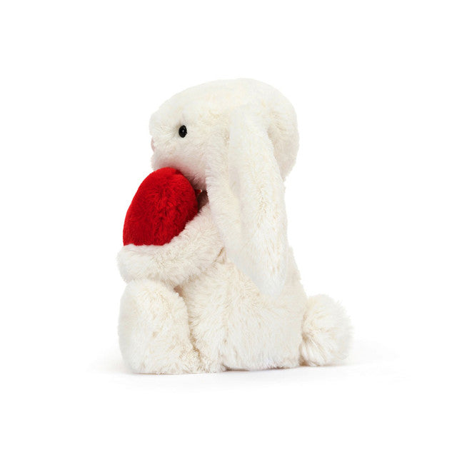 Jellycat 心心賓尼兔 | Bashful Red Love Heart Bunny 18cm