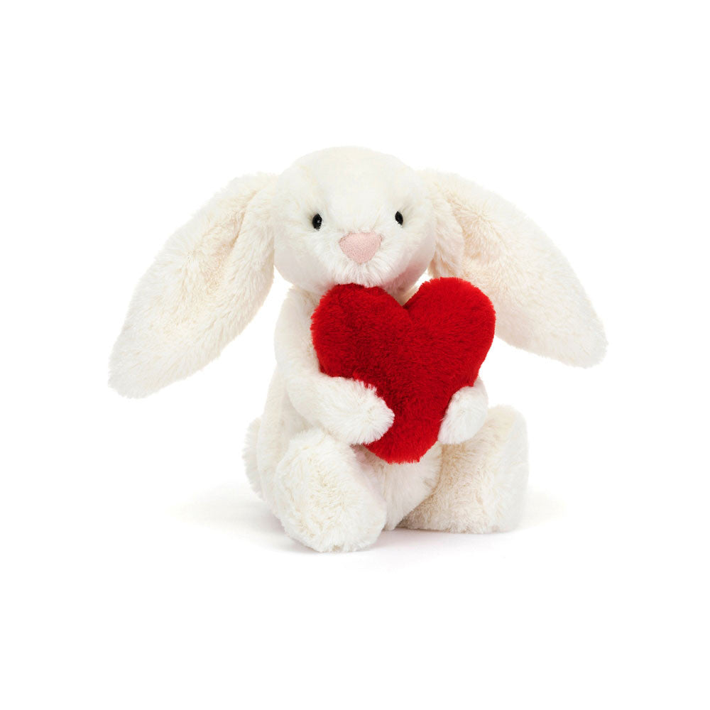 Jellycat 心心賓尼兔 | Bashful Red Love Heart Bunny 18cm