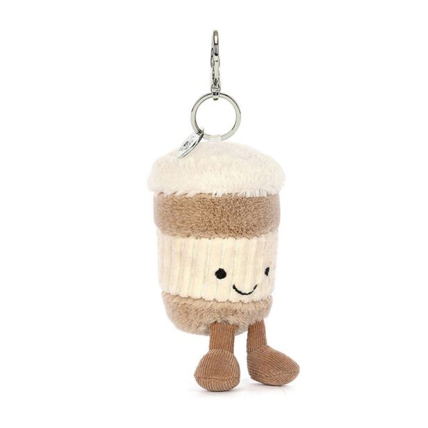 Jellycat Coffee Keychain | Amuseable Coffee-To-Go Bag Charm