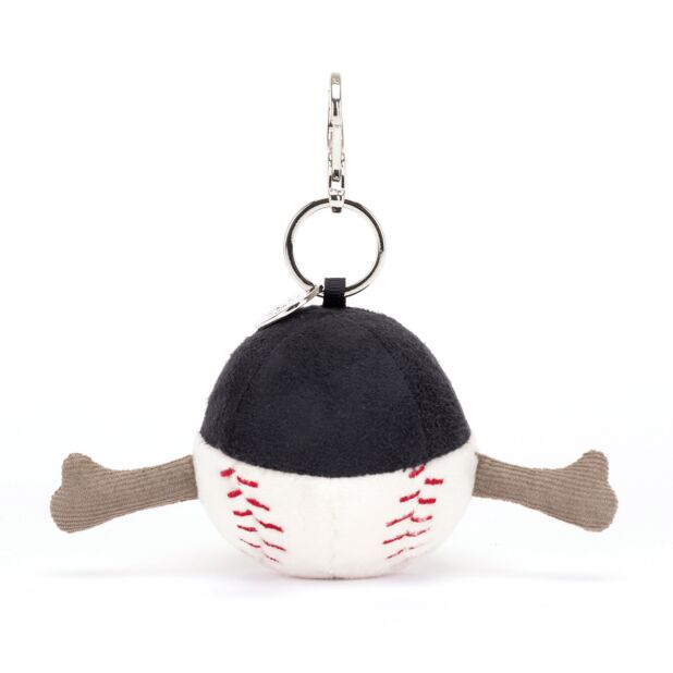 Jellycat Baseball Keychain | Amuseable Baseball Bag Charm 12cm