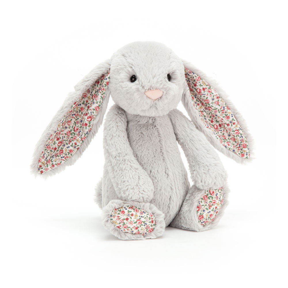 Jellycat 碎花灰色兔子 | Blossom Silver Bunny 31cm