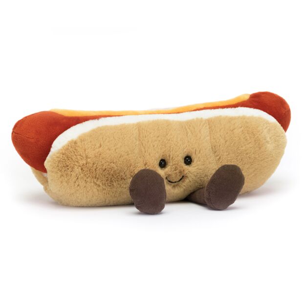 Jellycat Smiling Hot Dog | Amuseable Hot Dog 11cm