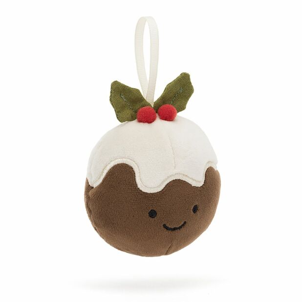 Jellycat Christmas Pudding | Festive Folly Christmas Pudding 7.5cm