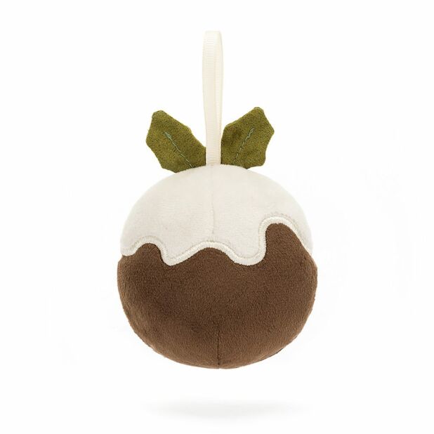 Jellycat Christmas Pudding | Festive Folly Christmas Pudding 7.5cm