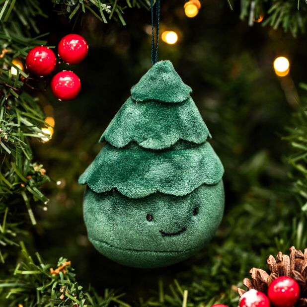 Jellycat Festive Christmas Tree Ornament｜Festive Folly Christmas Tree 7.5cm