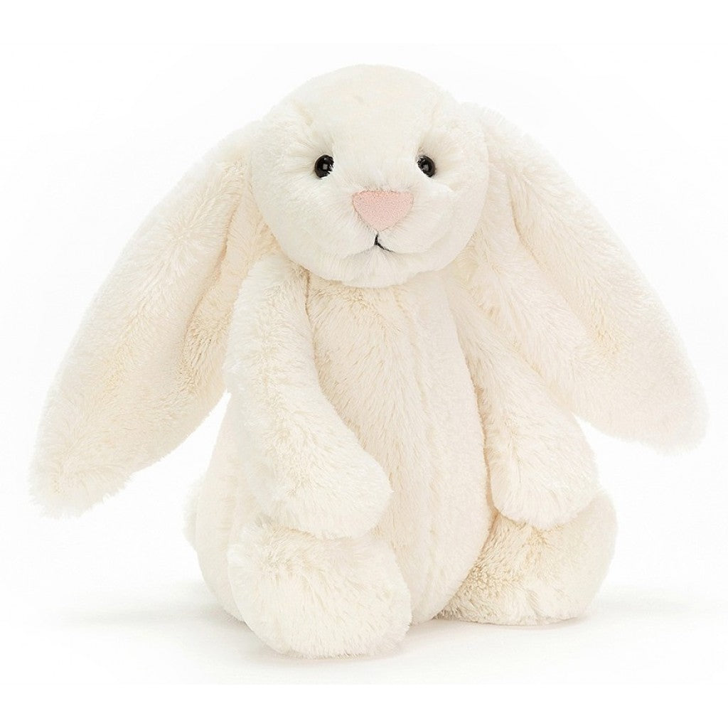 JELLYCAT BASHFUL 中號兔子毛絨玩具 31 厘米 - 米白色 | BASHFUL BUNNY MEDIUM SOFT TOY 31cm - Cream