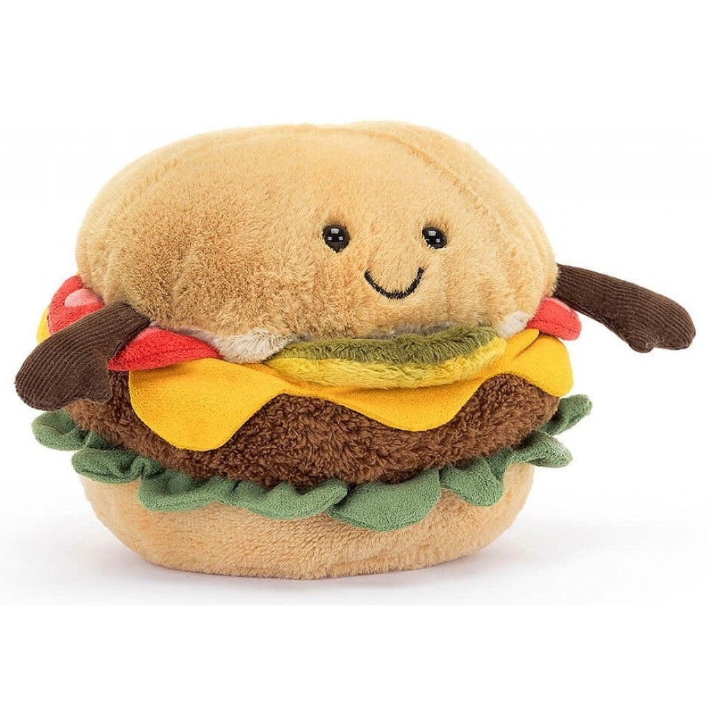 JELLYCAT Amuseable Burger soft toy 11cm