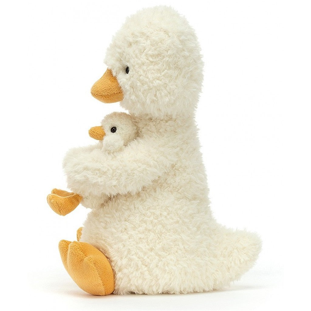 JELLYCAT 鴨媽媽寶寶 | Huddles Duck soft toy 24cm