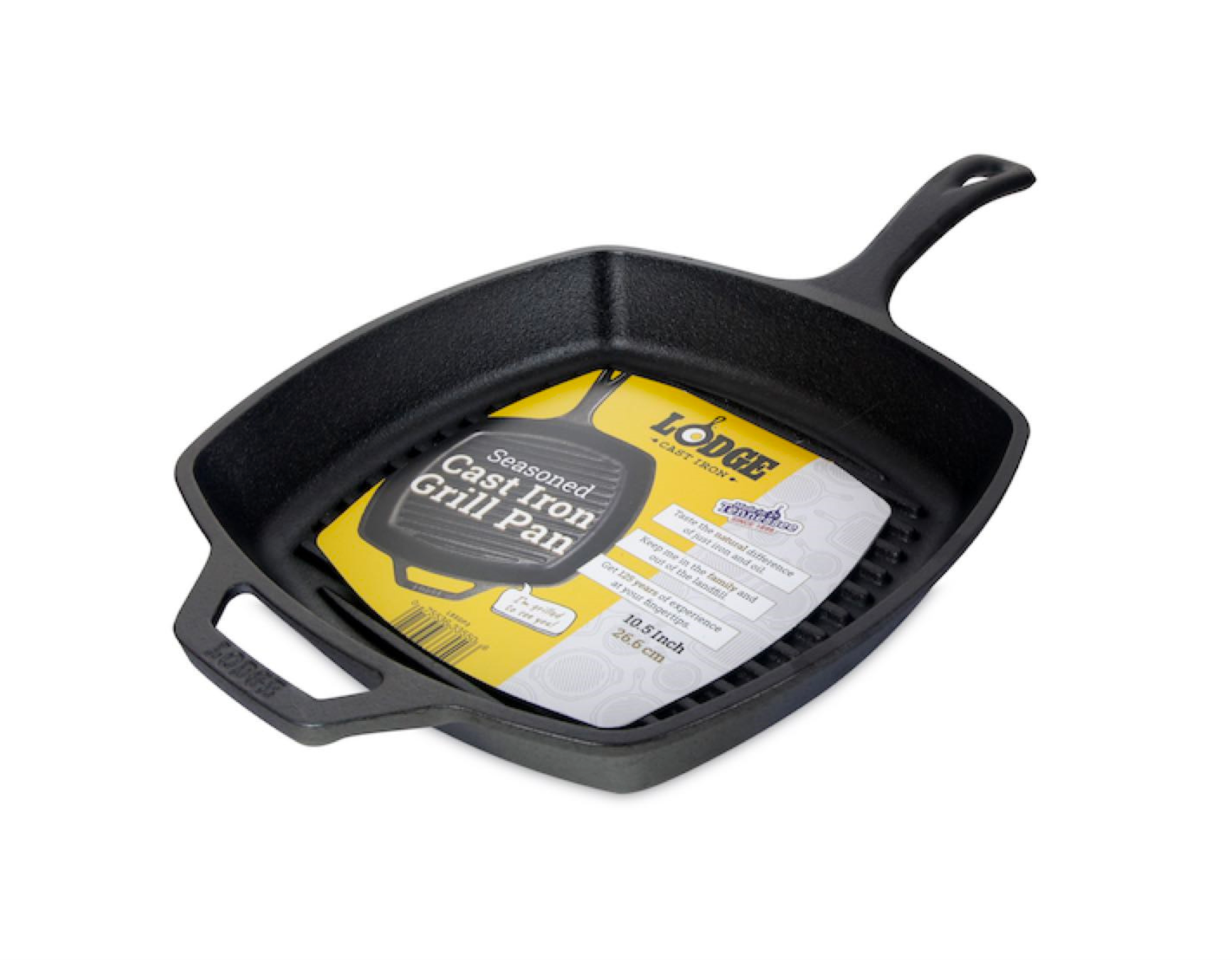 LODGE D10.5 IN SQUARE GRILL PAN-LOGIC