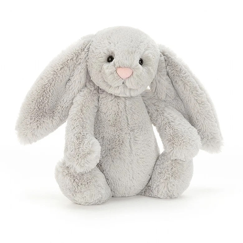 Jellycat Bashful medium soft toy 31cm - Gray | Bashful Bunny medium soft toy 31cm - Gray